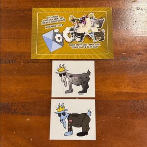 GOAT USA November 2024 Subscription Stickers